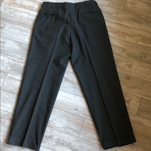 C&R Clothiers Charcoal Worsted Wool Trousers.1932 - Picture 3 of 4